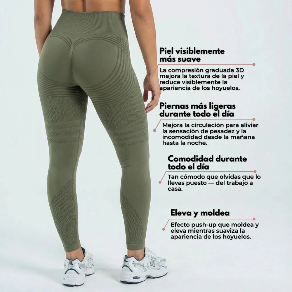 Leggings Cellumove 3D - Verde militar