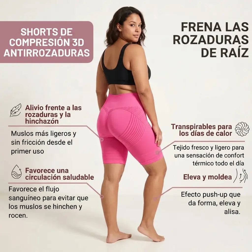 Antirozaduras 3D-Short Legging