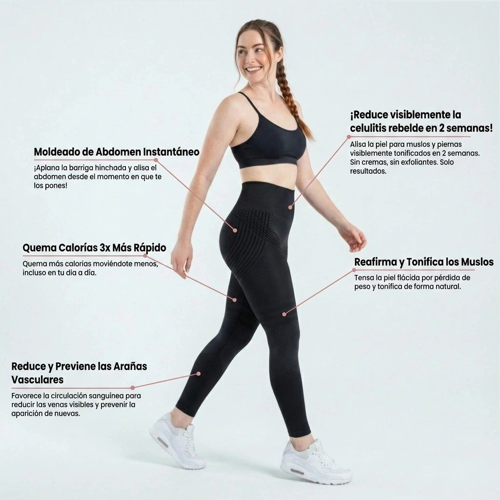 Legging 3D Cellumove – Redefine tu silueta sin esfuerzo