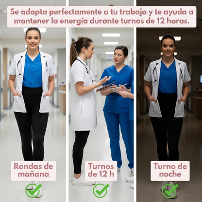 De arañas vasculares y piernas pesadas a un alivio visible para profesionales sanitarios en 14 días.