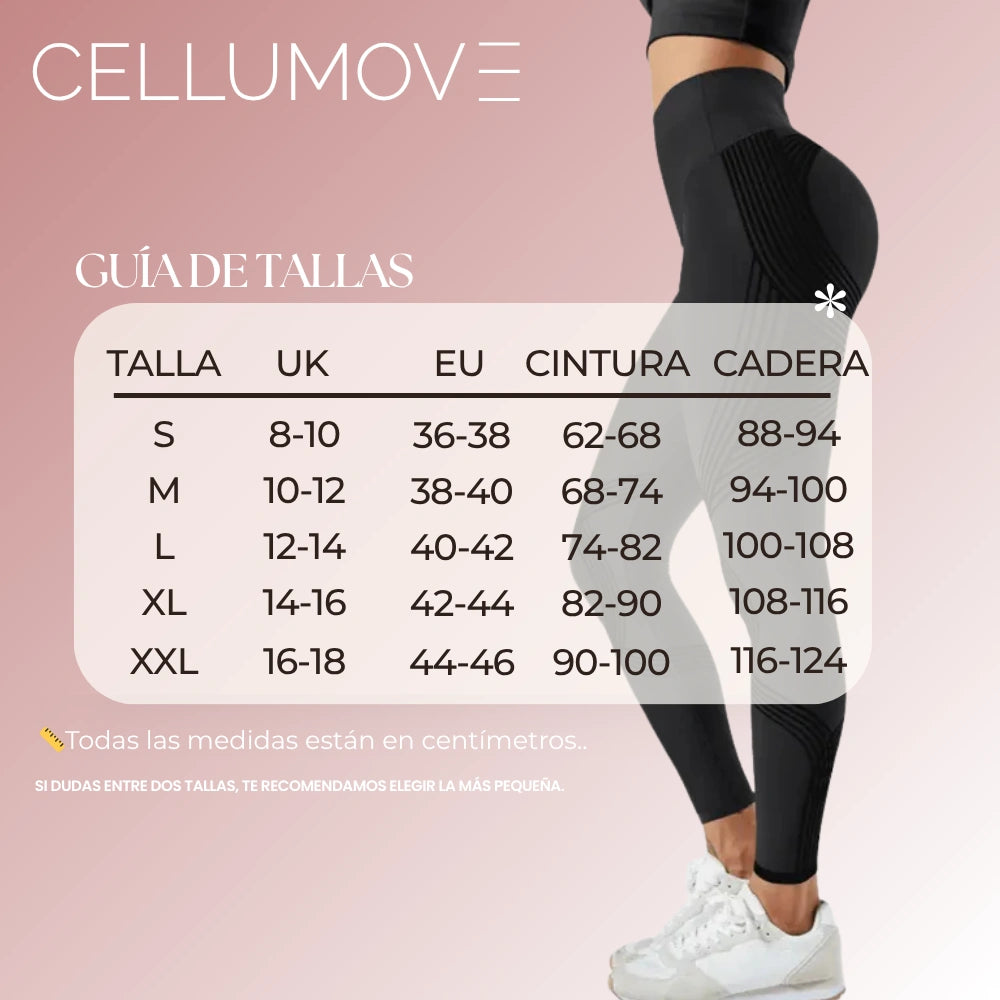 Cellumove Fittabella 3D Leggings - Anti Cellulite Kompressionshose Damen