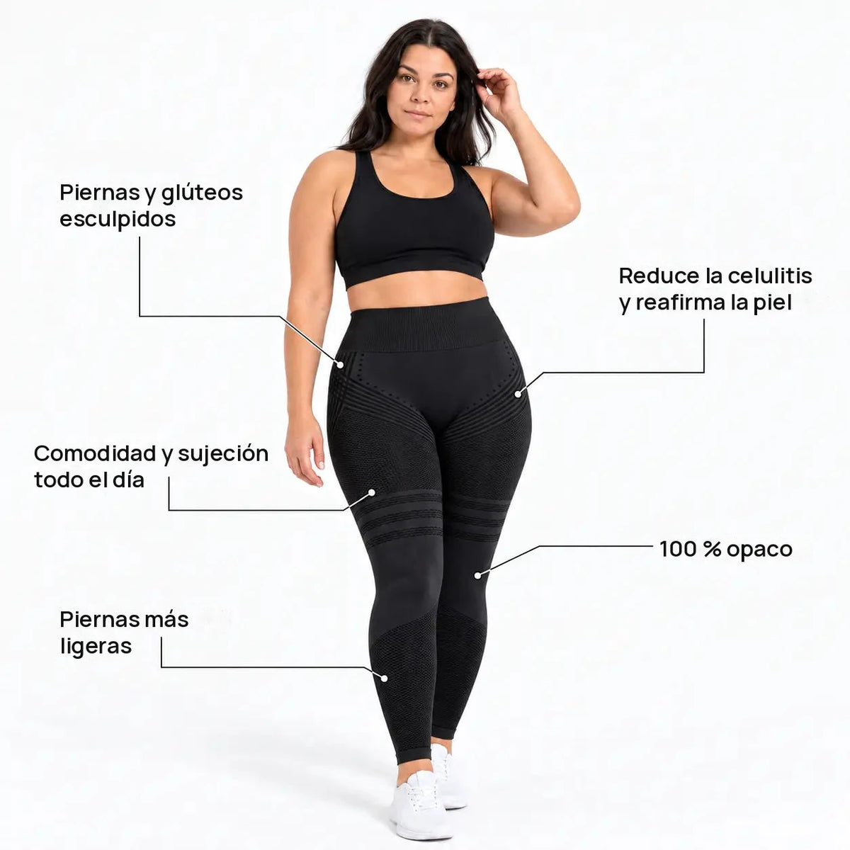 Leggings 3D Weave™ Moldeadores y Alisadores