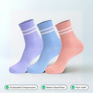Calcetines de compresión 3D de colores - 1 par